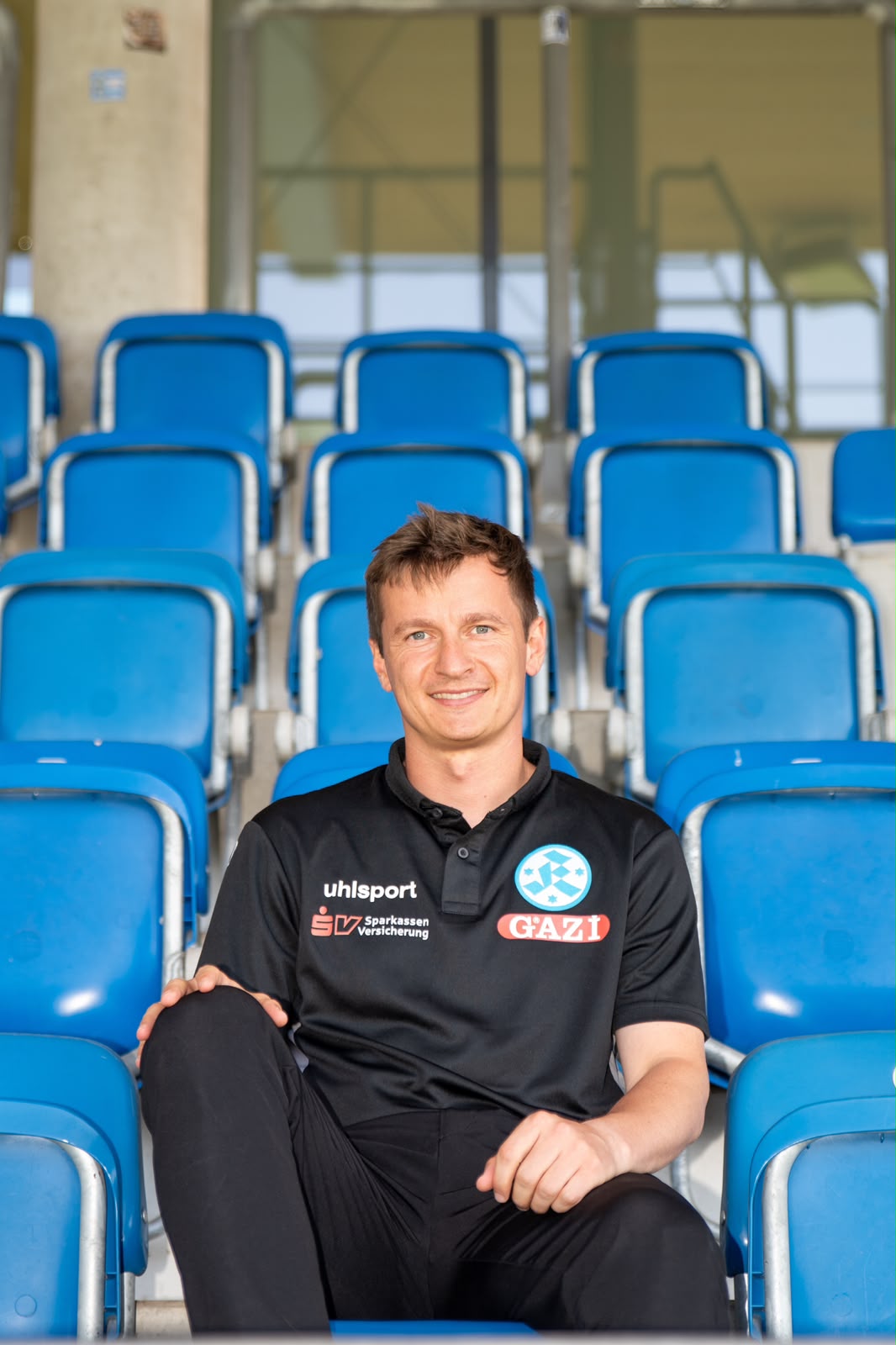Thomas Christ, Gründer von Soccerdemics, im Stadion